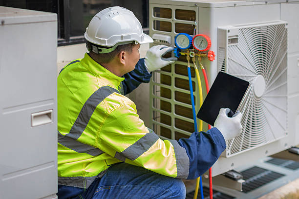 Professional Air Duct Cleaning technician working in Taylorsville, GA